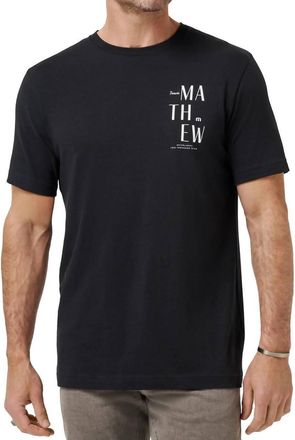 Travis Mathew Art Scene Tee In Black