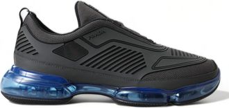 Prada Mens Cloudbust Sneaker Modern Style - Black Rubber - Size EU 40