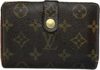 Louis Vuitton Pre-owned Leren Portemonnee - Dames - Vintage Accessoires - Bruin - ONE Size - Leer - Vintage