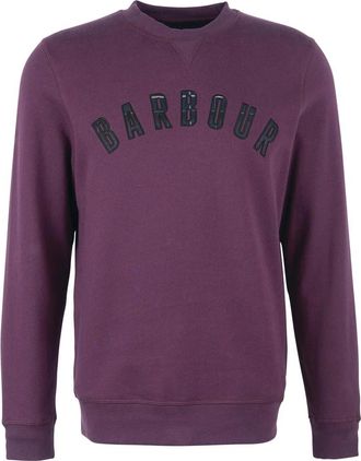 Barbour Klassieke Crew Neck Sweatshirt - Heren - Sweatshirts - Paars - 2XL - Katoen - Hoodies & sweatvesten