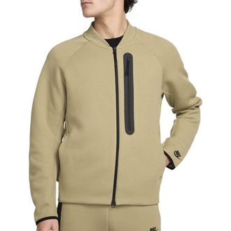 Nike Mens Tech Fleece Bomber Jacket - Black/Neutral Olive Size 3XLT