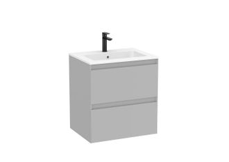 Roca Conjunto Mueble Tenue 600 2 Cajones + Lavabo Stonex Perla
