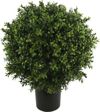 Creative Displays Inc. Traditional Hydrangea Fall Wreath With Uv-Rated Outdoor Boxwood Drop-In