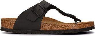 Birkenstock Ramses birko-flor sandals - men - Artificial Leather/Cotton/Leather/Rubber - 40 Regular - Black