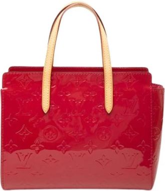 Louis Vuitton Pre-owned Catalina BB Tote Bag - Dames - Vintage Shopper - Rood - ONE Size - Leer - Vintage