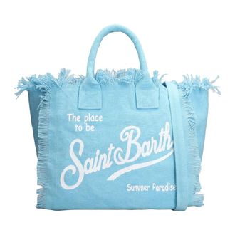 MC2 Saint Barth Tote Bags, female, Blue, Size: ONE SIZE Colette Hand Bag With Strap