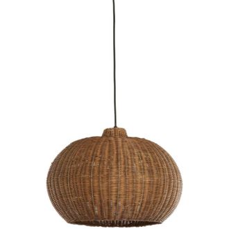 Light & Living Light & Living - L&aacute;mpara Colgante - Melzor - Marr&oacute;n - Rotan - &Oslash;