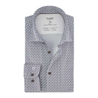 Olymp Olymp, Overhemden, Heren, Veelkleurig, M, Katoen, Level Five Body-Fit Overhemd