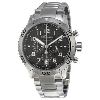 Breguet Pre-owned Breguet Transatlantique Type XXI Flyback Chronograph Automatic Mens Watch 3810ST/92/SZ9
