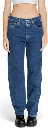 Replay Straight Jeans - Dames - Regular Fit Jeans - Blauw - W31 L32 - Katoen - Jeans