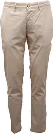 Cruna Newtown broek in zandkleur - Heren - Chinos - Wit - L - Broeken