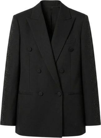 Dondup Giacca smoking bande strass - Jackets - Mujer - Negro - M