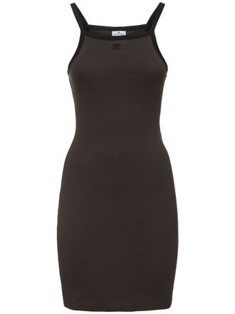 オールインワン・サロペット Courreges Black Cotton Contrast Scuba Mini Dress Courrèges Scuba Cotton Mini Dress from $247.00 - on Stylight