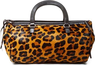 Prada 2000-2015 shopper met luipaardprint - Bruin