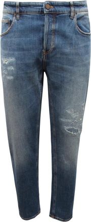 PT01 Reggae Tape Broek - Heren - Slim Fit Jeans - Blauw - W35 - Jeans