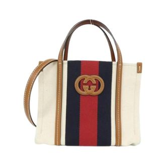 Gucci Pre-owned Tote Bags, female, Multicolor, Size: ONE SIZE Pre-owned Vintage Tote Bag