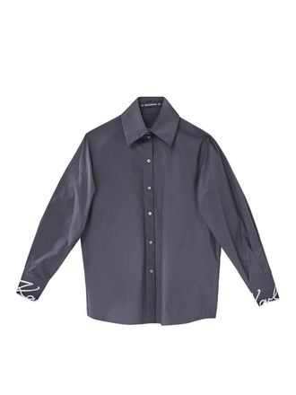 Karl Lagerfeld Signature Cuff Poplin Shirt