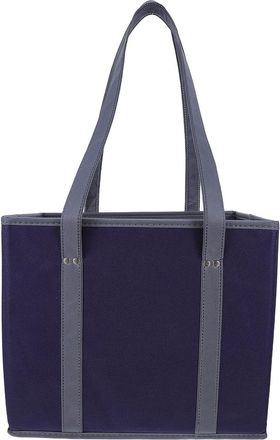Cabilock Large Capacity Reusable Tote Shopping Bag for Women with Handles and Hard Bottom Stand-up Cloth Grocery Bags Easy to Clean Utility Tote for Travel Wor