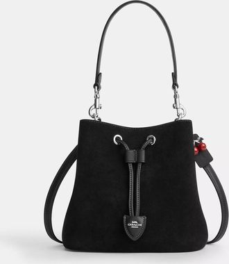 Coach Rowan Bucket Bag With Cherry Charm