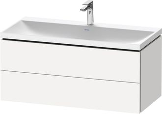 Duravit Duravit L-cube C-shaped Ensemble Suspendu, 2 Tiroirs, Sans