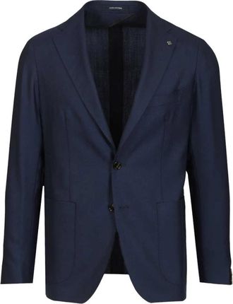 Tagliatore Unlined Cashmere Blazer - Heren - Blazers - Blauw - XL - Kasjmier - Jassen