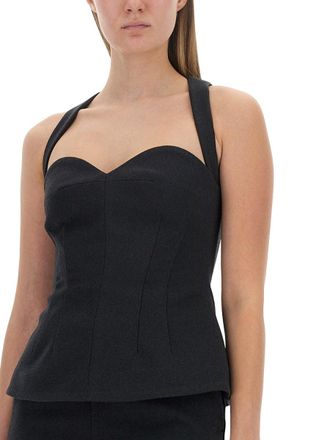 Philosophy di Lorenzo Serafini Structured Bustier Bodysuit - Black