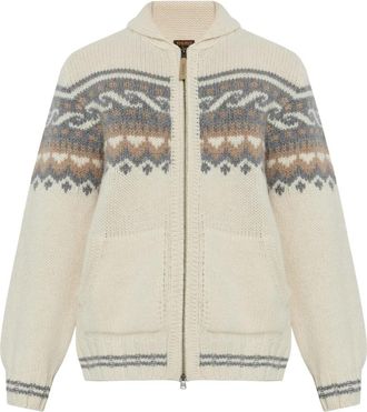 Woolrich Colbertvest - Heren - Vesten - Beige - L - Wol - Truien & Vesten