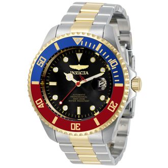 Invicta Pro Diver Black Dial Pepsi Bezel Mens Watch 34043