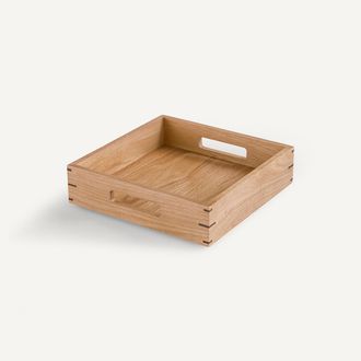 AM.PM Vierkant dienblad in natuurlijk massief eiken, HIBASHI