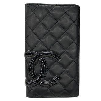 Chanel Black Long Wallet (Bi-Fold) (Pre-Owned)
