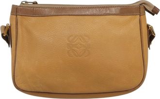 Loewe Yellow Leather Shoulder Bag (Pre-Owned)