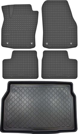 OEM Juego De Alfombrillas De Goma Para Coche Y Maletero Para Opel Astra Iii H Hatchback (2004-2014)