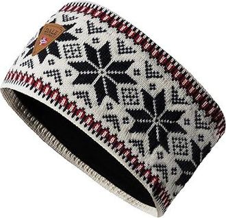 Dale of Norway Garmisch Headband Traditional Hats Off-White/Navy/Raspberry 1, Merino/Wool