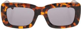 The Attico Marfa Zonnebril - Dames - Zonnebrillen - Bruin - 52 MM - Accessoires