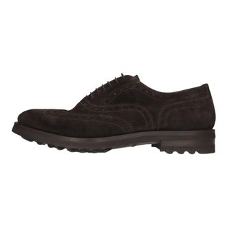 Santoni Heren, Schoenen, Bruin, Maat: 41 EU Leer