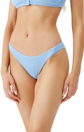 Melissa Odabash Salerno Rib Bikini Bottoms in Oasis Ribbed at Nordstrom Rack, Size 12
