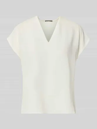 Windsor Regular Fit Bluse mit V-Ausschnitt in Offwhite, Gr&ouml;&szlig;e 38