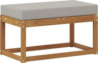 vidaXL Banco De Taburete Exterior Madera De Acacia S&oacute;lida Vidaxl