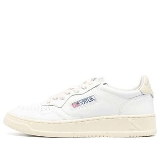 Autry (WMNS) AUTRY Medalist low Leather White AULW-LL54