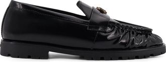 Pinko Nora 01 moccasins in leather