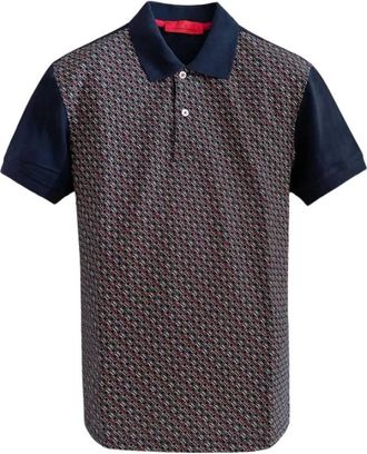 Carolina Herrera Monogram Piqu&eacute; Polo Shirt - Heren - Polos - Veelkleurig - XL - Katoen - Tops