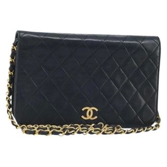 Chanel Pre-owned Shoulder Bags, female, Black, Size: ONE SIZE Pre-owned Vintage Shoulder Bag