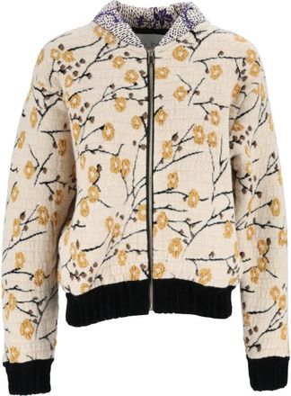 Forte_Forte Bomber Jaquard Cherry Blossom - Dames - Bomber jackets - Veelkleurig - L - Jassen