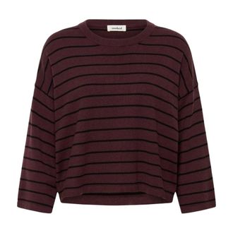 Soaked In Luxury SLSpina Pullover Corto Girocollo - - Knitwear - Donna - Multicolore - S
