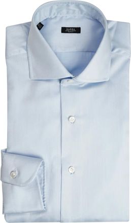 Barba Camicia in popeline - Blu