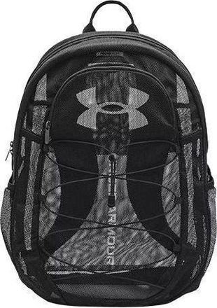Under Armour Hustle Mesh Backpack Black Grey 1372288-001