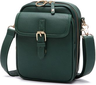 Generic Shoulder Bag Vintage Anti-Theft Messengers Bag for Women Men (C)