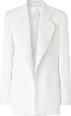 Genny Blazer con risvolti a punta - Bianco