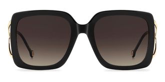 Carolina Herrera HER 0420/S KDX/HA Womens Sunglasses Black Size 56
