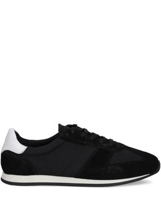 Vagabond Yasmin suede-panel sneakers - women - Leather/Polyester/Calf Leather/Recycled Polyester/Rubber - 38 - Black